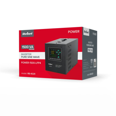 Záložný zdroj PROsinus-1500 12V 230V 1500VA/1050W Rebel