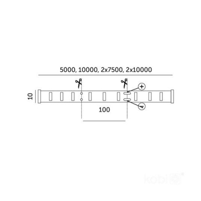 LED pás PLAY komplet SET 5m RGB