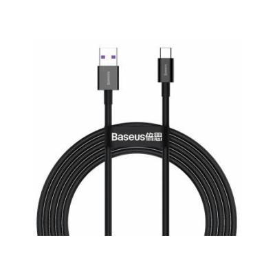 Kábel Baseus superior USB - USB-C čierny 2m 66W