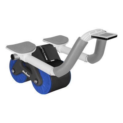 Posilňovacie koliesko AB Wheel AB-3 na brucho, čierno - biele