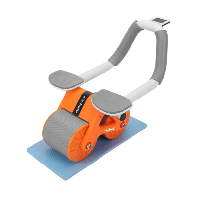 Posilňovacie koliesko AB Wheel AB-3 na brucho, sivo - oranžovvé