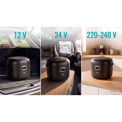 Turistický multifunkčný hrniec 2L, 12-24V / 230V, 350W